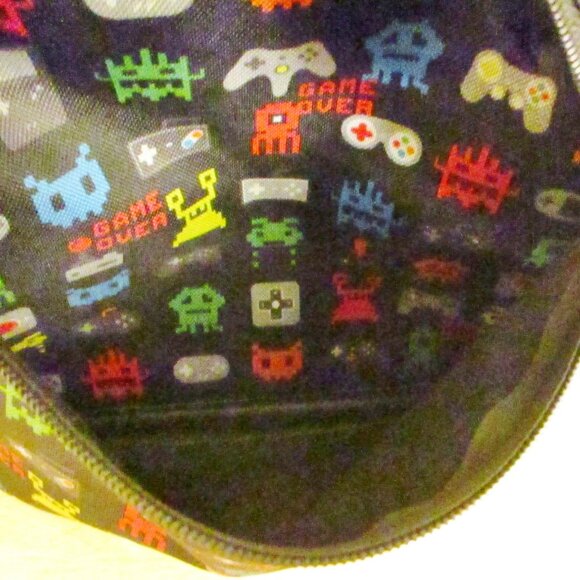 FAB Starpoint Backpack, Black with Gamer Video Game Print, School, Travel - Picture 12 of 12